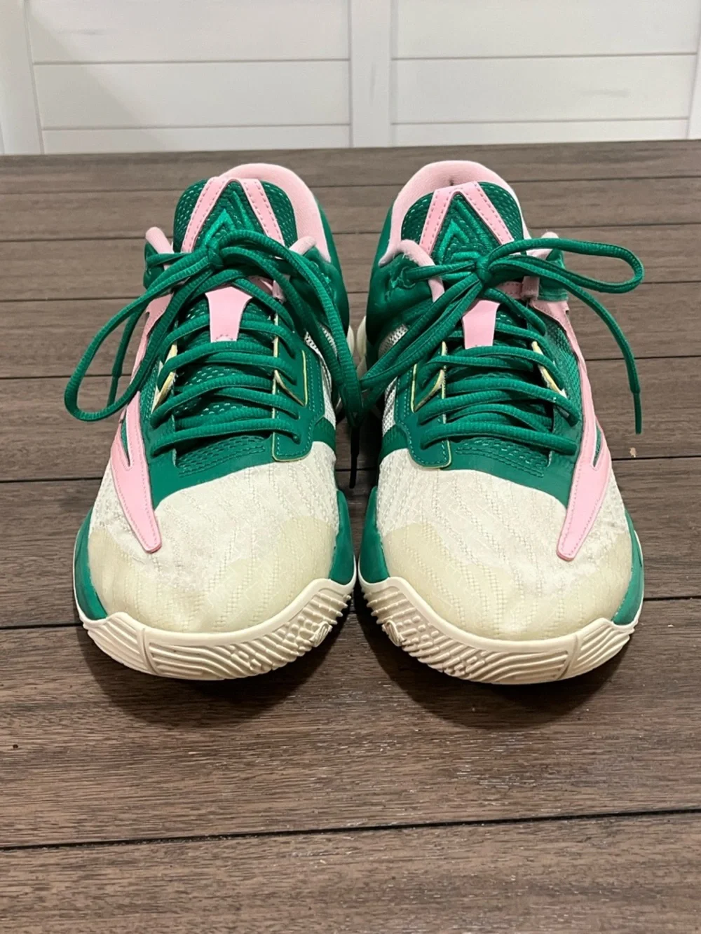 Nike‎ Giannis Immortality 3 Green Pink Coconut Milk Size 9.5 Basketball Sneakers